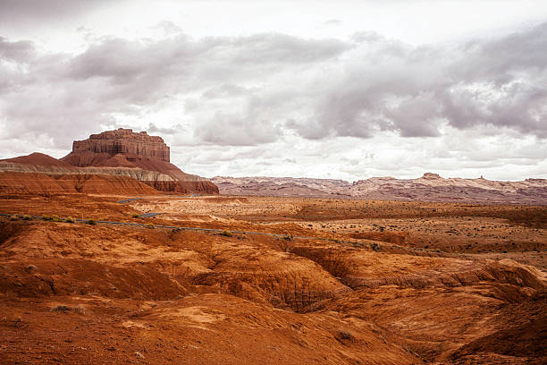 istock Desert landscape featuring colorful sandstone formations in utah 2254998346