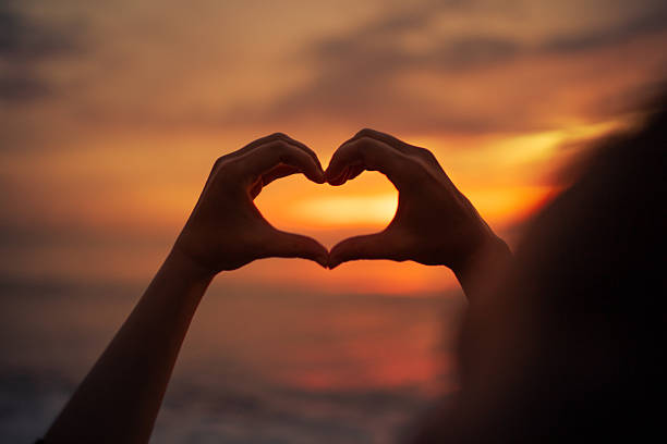 Kindness, love, nature concept.