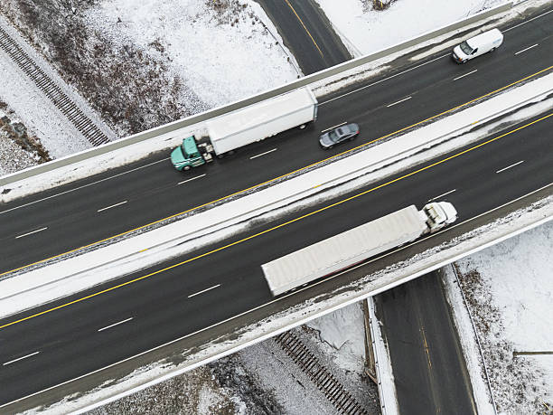 istock Winter Trucking 2255001781