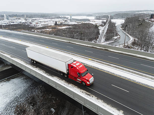 istock Winter Trucking 2255001788