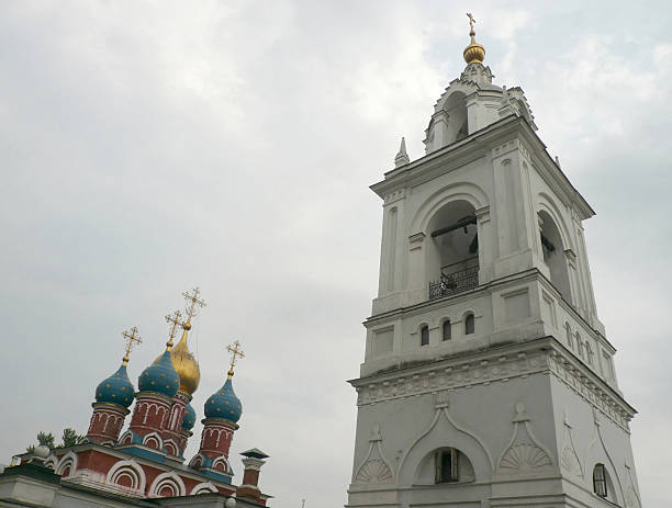 cupola of church with crosses