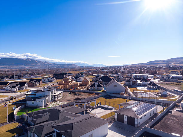 istock Neighborhood expansion. Bluffdale urban development in Utah. 2255007705