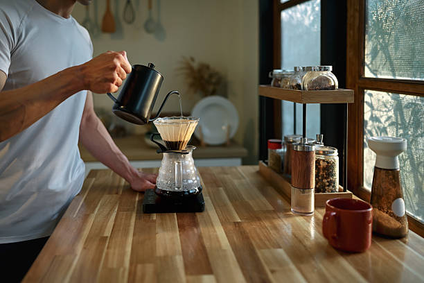 istock Coffee morning concept, coffee drip process at home 2255022462