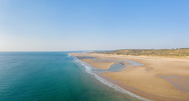 istock Pristine coastline with turquoise sea and sandbars 2255024818