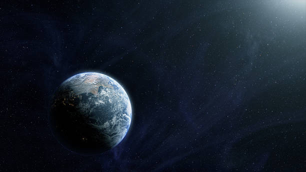 istock Cinematic planet Earth and Moon space view 2255030840