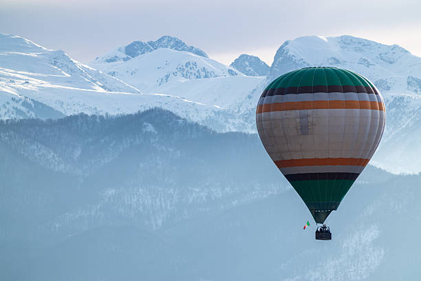 istock Hot air balloons high in the sky. 2255047606