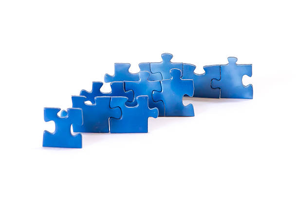 Group of puzzle pieces