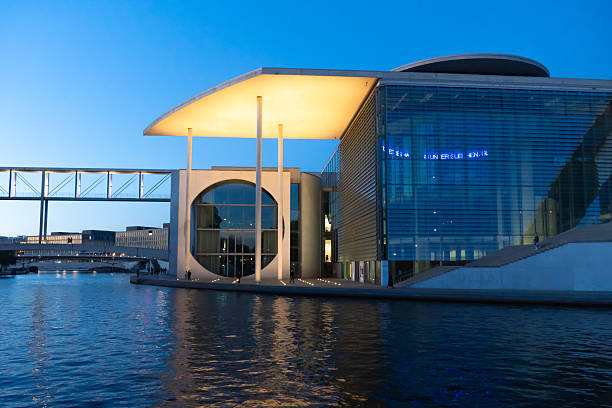 istock Government District, Berlin, Germany at night 2255058796