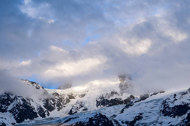 istock Sunlit clouds over Mont Blanc du Tacul glacier 2255061984