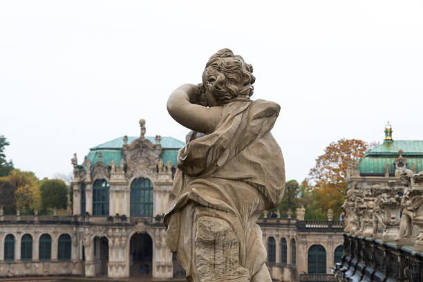 Sculpture in Dresden Zwinger, old town Dresden, Germany