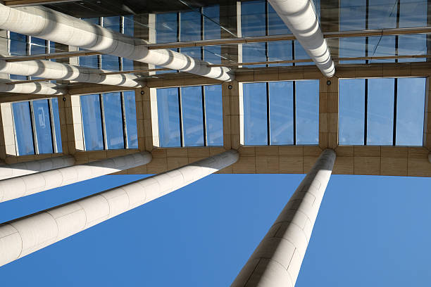 A photo of a walkway cover.