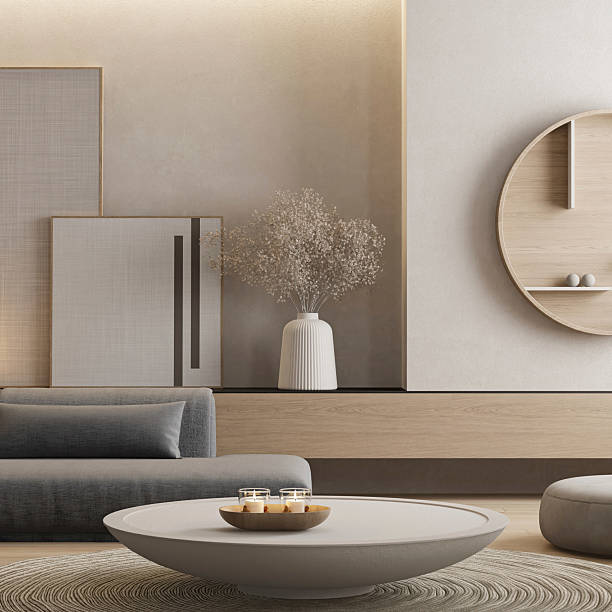 istock Japandi Modern Interior with Minimalist Styling 2255084852