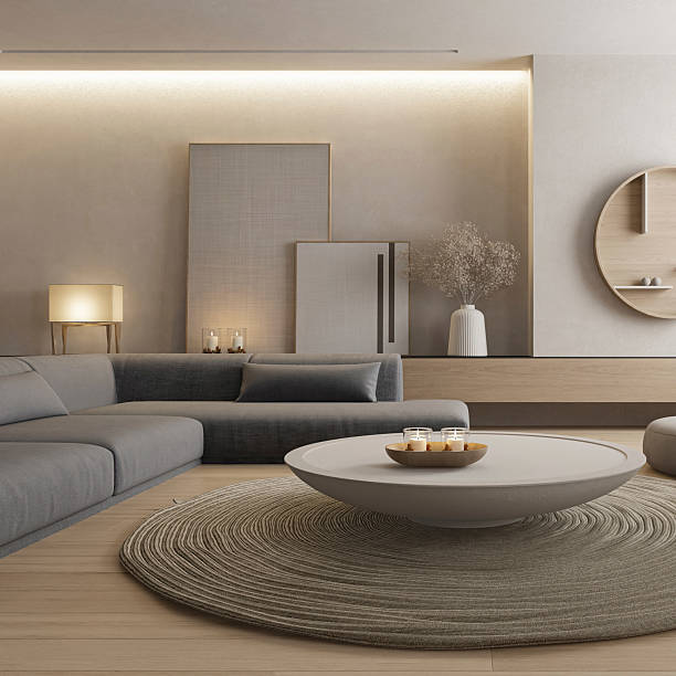 istock Japandi Modern Interior with Minimalist Styling 2255085246