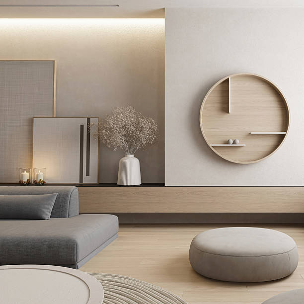 istock Japandi Modern Interior with Minimalist Styling 2255085266