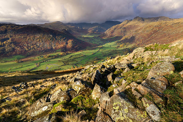 istock Dramatic Views of Great Langdale Valley & Cumbrian Mountains, Lake District, UK. 2255085397