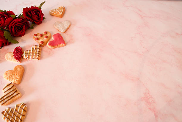 valentines  or  wedding  back ground  copy  space  romantic  Hearst  and  roses