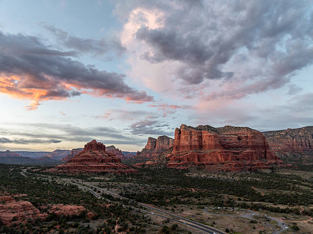 Scenic fall colors abound in Northern Arizona's Resort destination town of Sedona Arizona.
