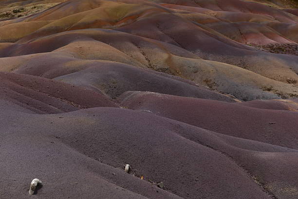 Charmarel coloured earth, Mauritius, East Africa.