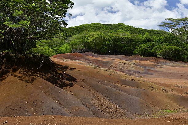 The geology and colourful dunes created by volcanic activity millions of years ago, the minerals and metals create the hues from sulphur, aluminium, copper and iron.