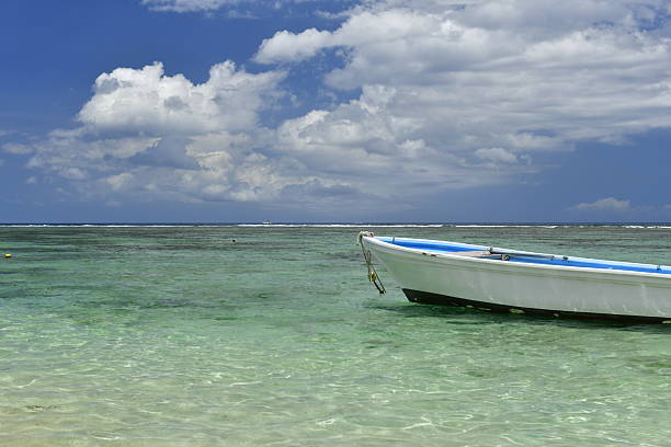 The beautiful coral sand beach in the tropics.