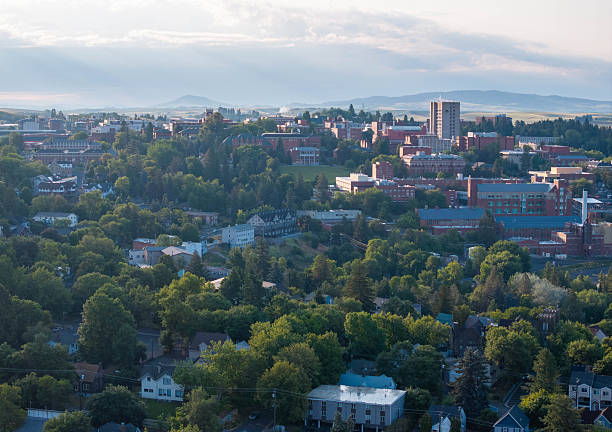 istock Aerial View of Washington State University Campus and Pullman Cityscape at Sunset 2255106061