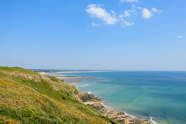 istock Clifftop view over Cap de Carteret coastline 2255121390