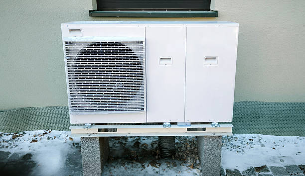 istock An environmentally friendly heat pump for heating in front of a house 2255140314