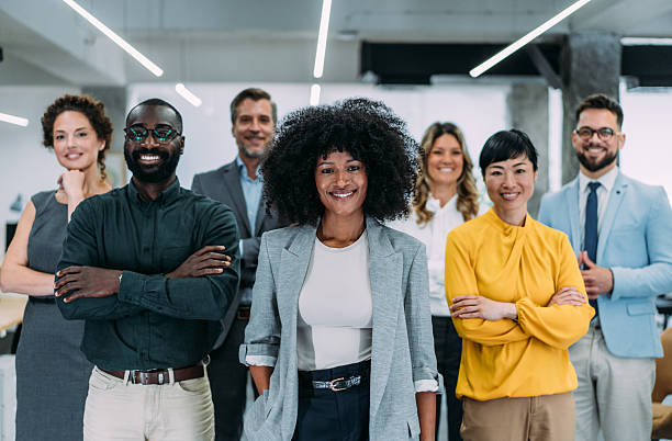 istock Confident businesswoman and her team. 2255145938