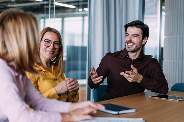 istock Business persons on meeting in the office. 2255146028