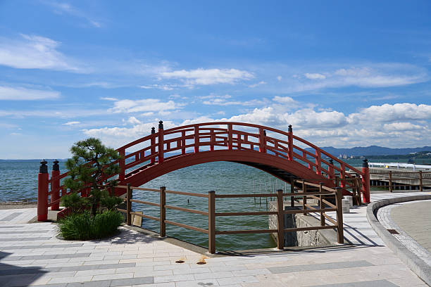 istock [Hamamatsu] Shibuki Bridge over Lake Hamana 2255146159