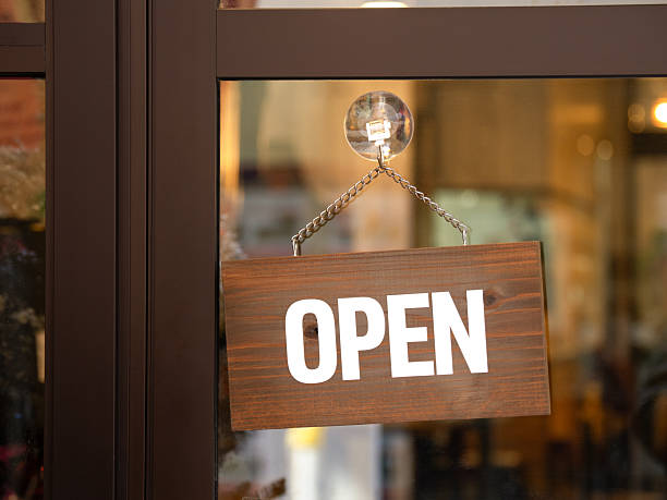 istock A cafe sign that reads 