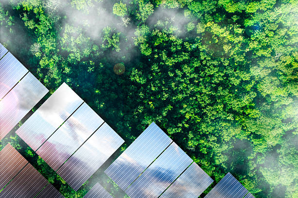istock Solar panel installation on rooftop of eco-friendly home, clean alternative energy concept, 2255163570