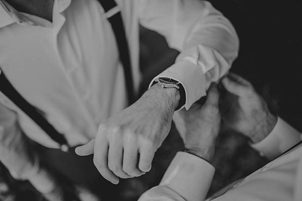 istock Two men getting ready for same sex gay wedding ceremony 2255168380