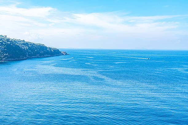 Leonelli's beach and Piazza della Vittoria, Sorrento, Italy.