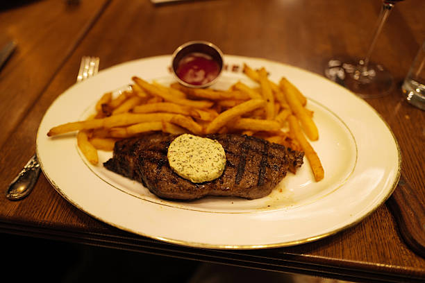 Served with potato wedge fries