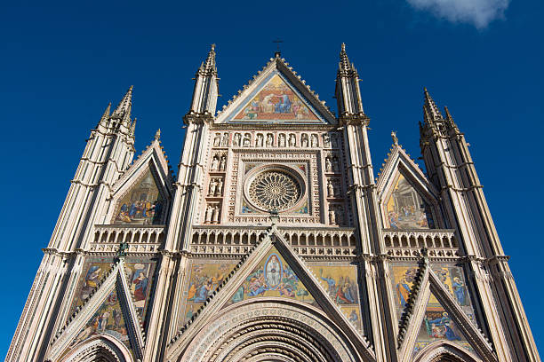 istock Details of Orvieto cathedral facade showcasing 2255203022