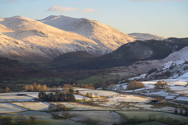 istock Snow Covered Mountains Surrounding Keswick in The Lake District, UK. 2255229763
