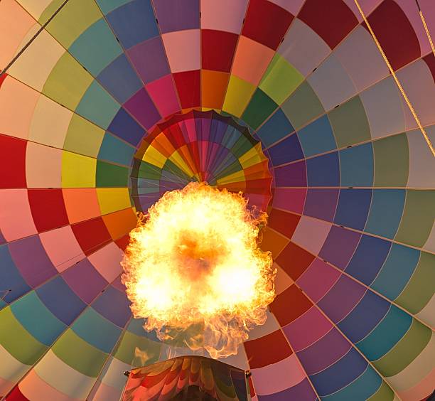 Goodyear, Arizona USA, May 1, 202, Arizona Balloon Classic on Friday & Saturday evenings the field is illuminate with desert glows, the most attended event of the festival.