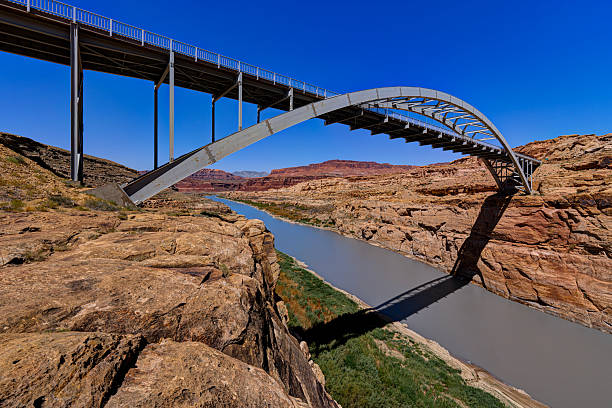 Hite Crossing Bridge, Colorado River, Utah, USA