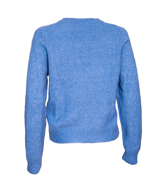 istock Blue Knit Sweater Isolated on White Background 2255268057