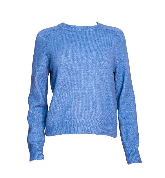 istock Blue Knit Sweater Isolated on White Background 2255268068