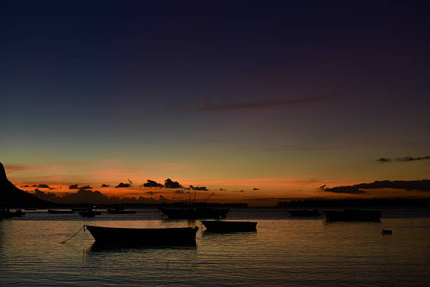 The beautiful and natural coastline of the South-West tip of the island at sunset.