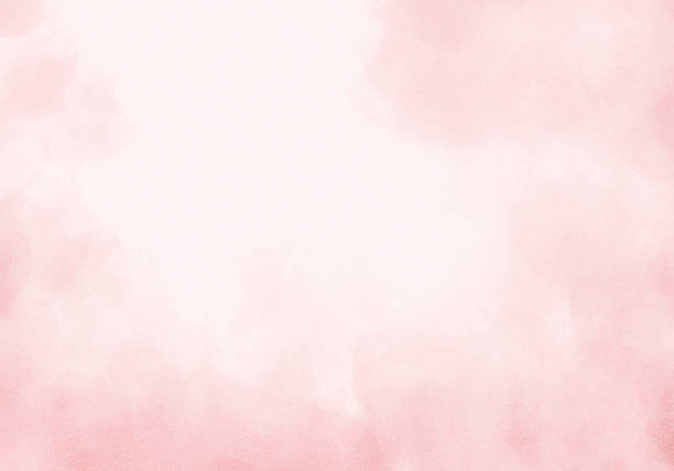 istock Abstract Watercolor Vignette in Soft Warm Bleached Color Pink 2255294064