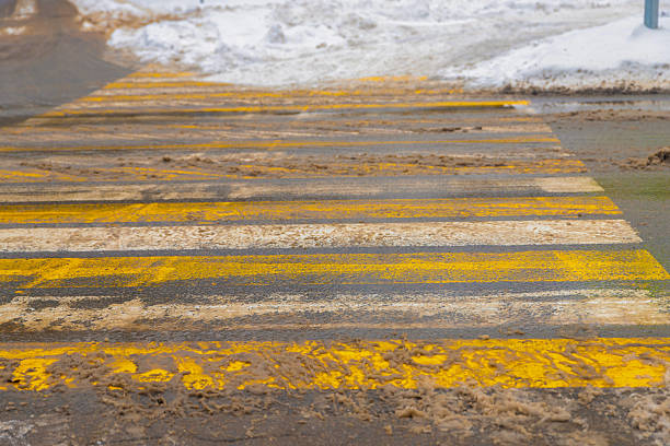 Pov driving photo of road conditions along Highway 50 in Lake Tahoe