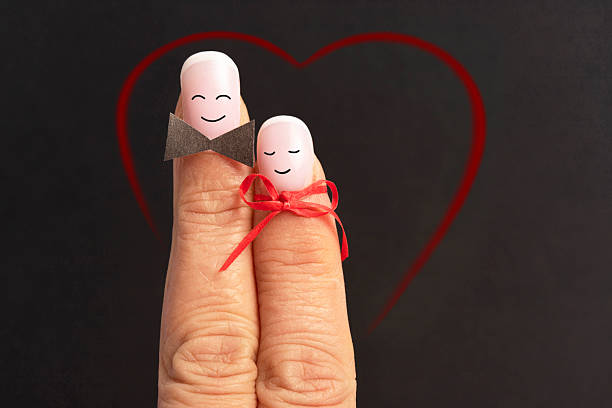 Happy loving fingers