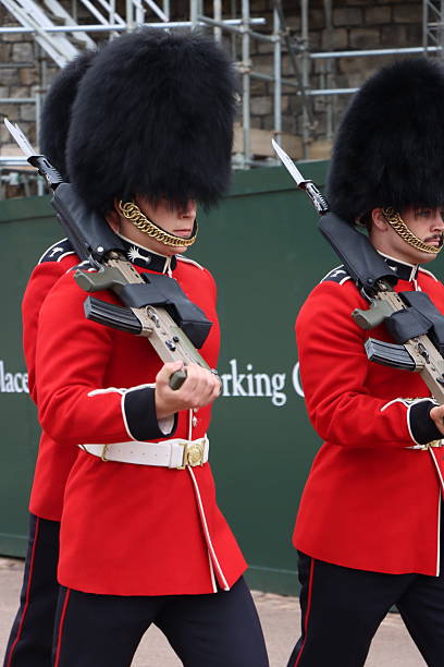 Changing of the Guard ceremony in Windsor Castle, England