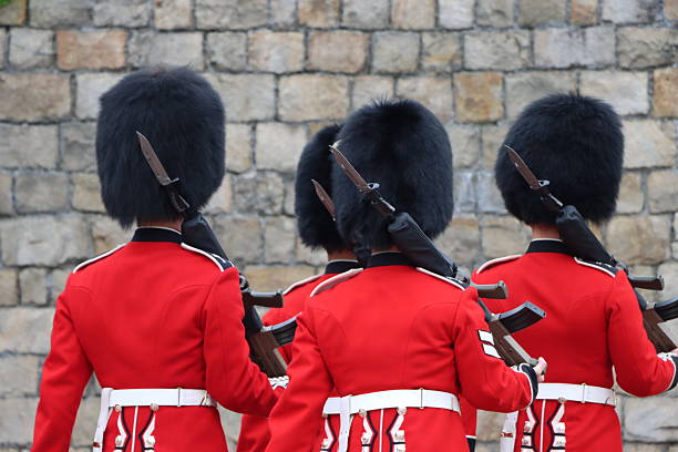 Changing of the Guard ceremony in Windsor Castle, England