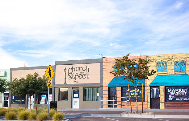 Kingman, AZ - November 11, 2025: The main street in downtown Kingman, AZ. Route 66 runs through Kingman.
