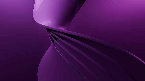 istock Abstract wavy curved 3d render. Blue soft layers of plastic with lines, folds, ruffles. Modern wallpaper, texture pattern. 3D Illustration 2255350722