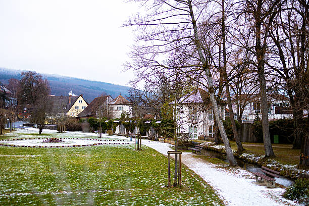 bad brueckenau bavaria in winter